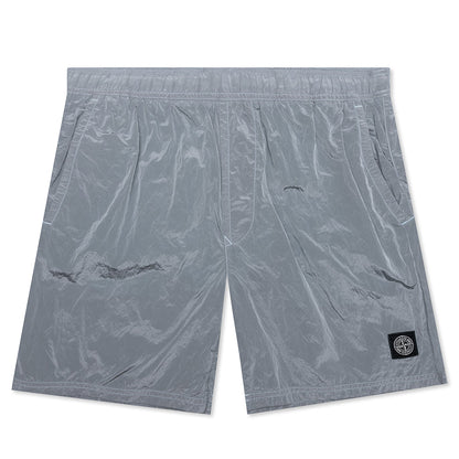 Nylon Metal Swim Trunks B0943 - Sky Blue