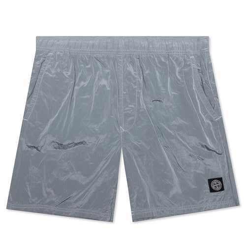 Nylon Metal Swim Trunks B0943 - Sky Blue