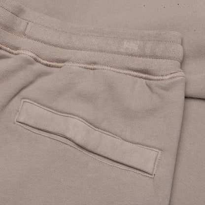 Cotton Fleece Cargo Pants - Mud