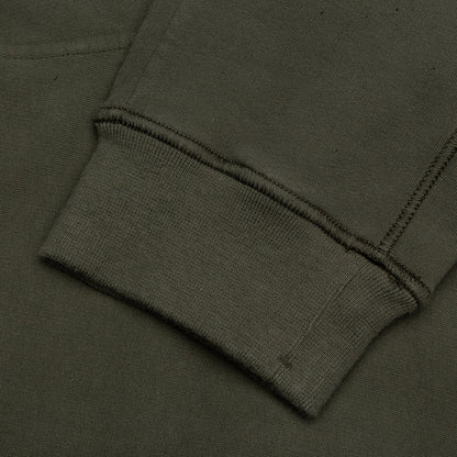 Cotton Fleece Cargo Pants - Musk