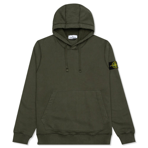 Cotton Hooded Sweatshirt - Musk