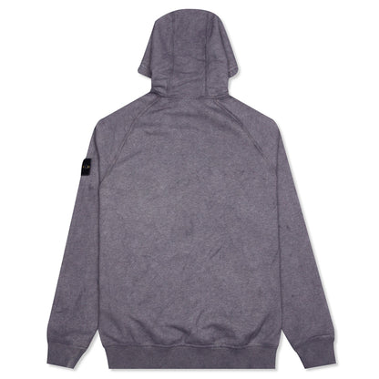 Dust Color Treatment Zip Sweatshirt - Magenta Melange
