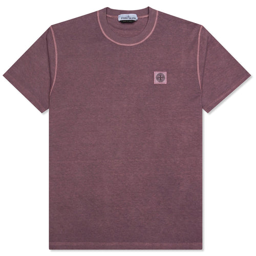 Fissato Dye S/S T-Shirt - Faded Magenta