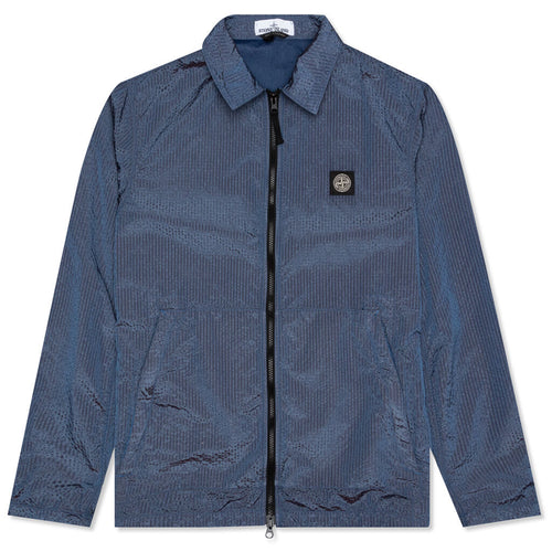 Poly-Colour Frame-TC Overshirt - Periwinkle