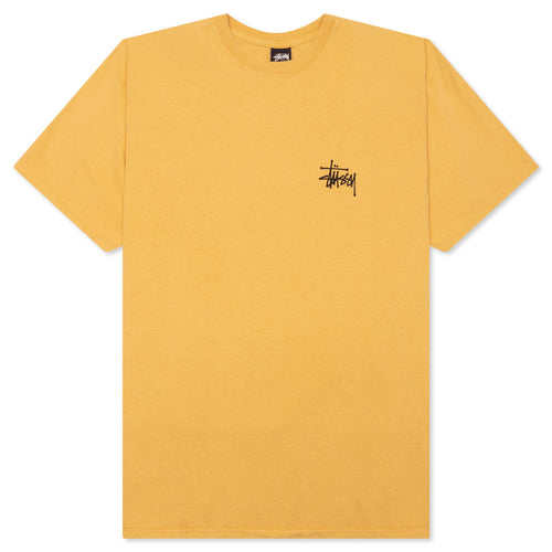 Basic Stussy Pigment Dyed Tee - Honey