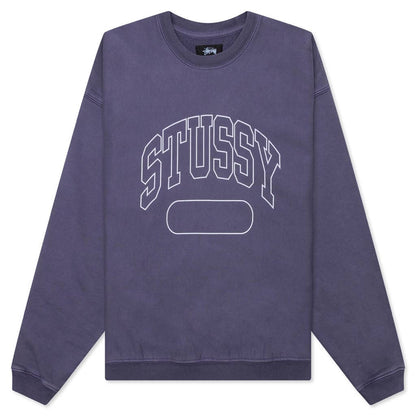 Varsity Oversized Crew - Washed Blue