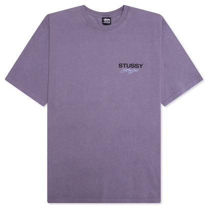 Surf Club Pigment Dyed Tee - Grape