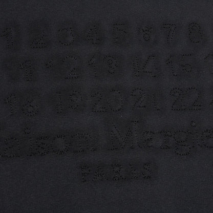 Reverse Applicated Stitch Logo Zipped Hoodie - Washed Black