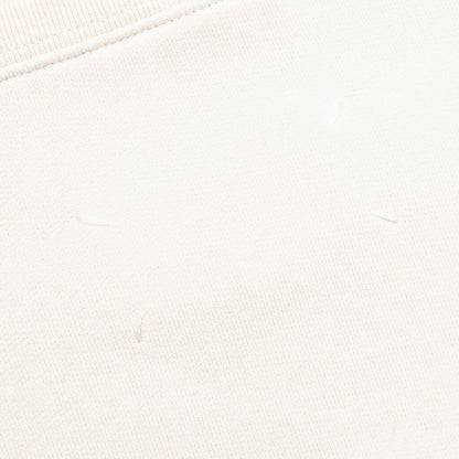 Reverse Applicated Stitch Logo Sweatshirt - Ecru