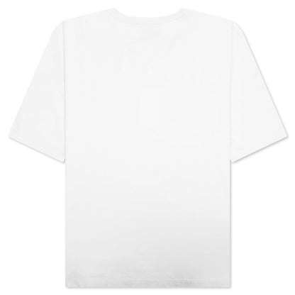 Embroidered Logo T-Shirt - Ecru