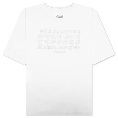 Embroidered Logo T-Shirt - Ecru