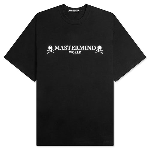 Logo Knit T-Shirt - Black