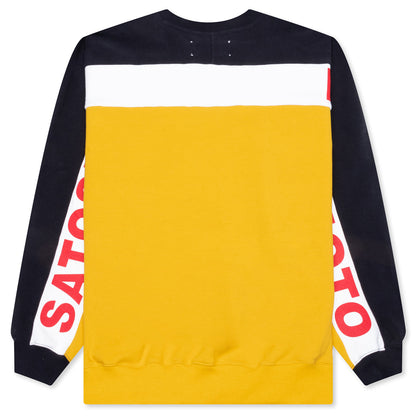 Team Satoshi Crewneck - Yellow/Black