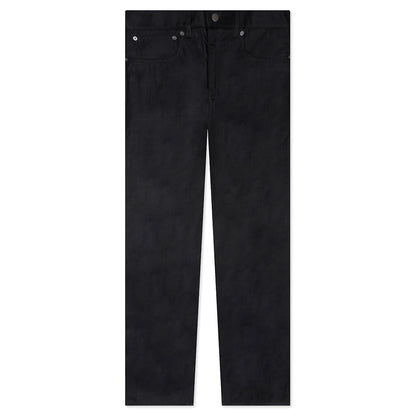 Textured Nylon 5-Pocket Pant - Black