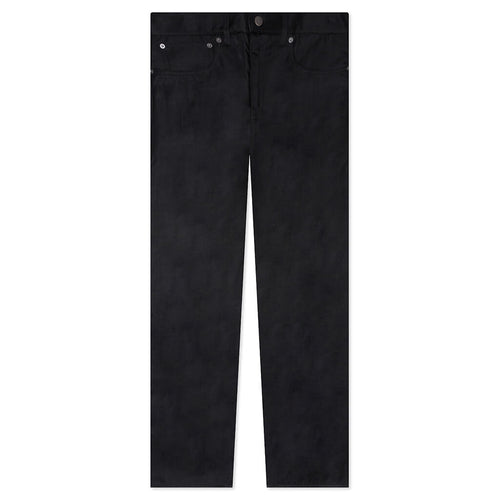 Textured Nylon 5-Pocket Pant - Black