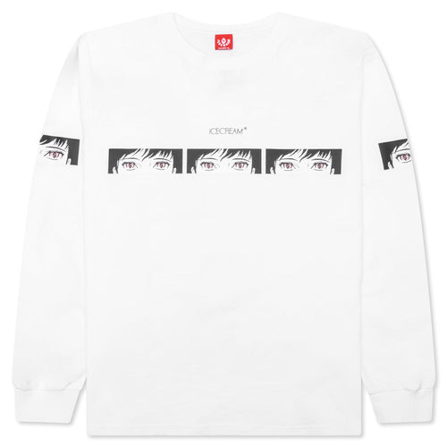 These Eyes L/S Knit - White