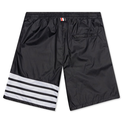 Mid Thigh 4 Bar Shorts - Navy