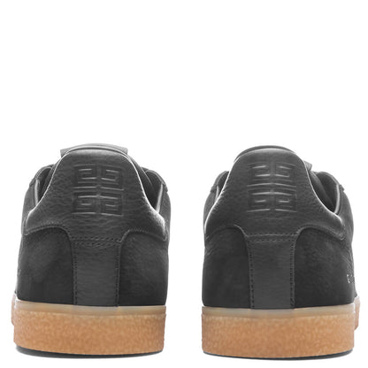 Town Nubuck and Leather Sneakers - Black