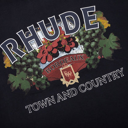 Town and Country Tee - Vintage Black