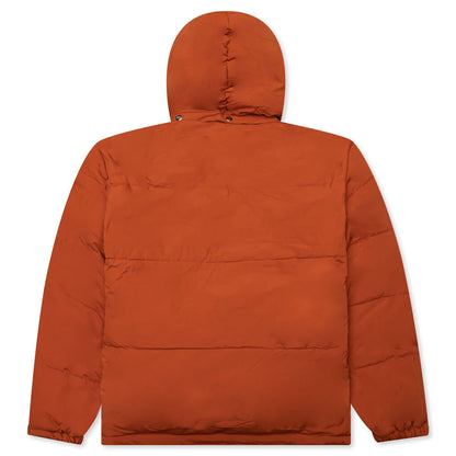 Trees in Wind Puffer Jacket - Sienna Orange