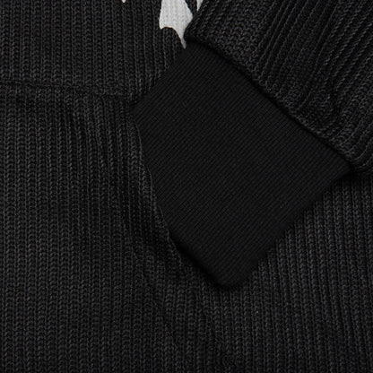 Twitch Knitted Zip Hoodie - Black