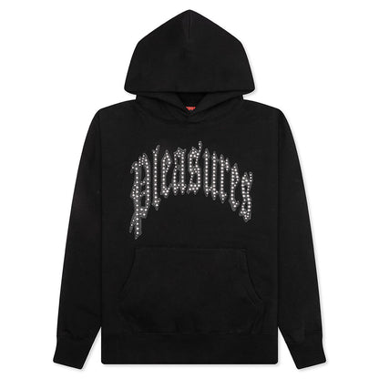 Twitch Studded Hoodie - Black