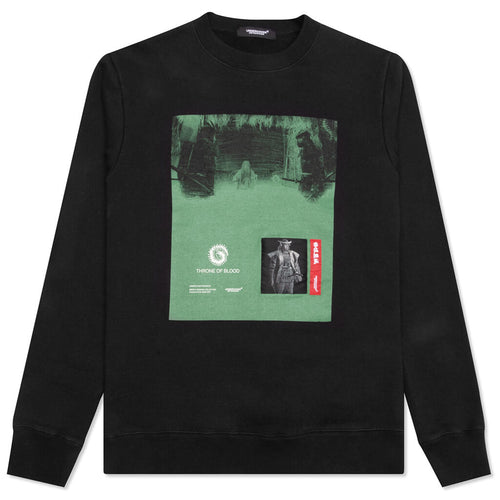 Fallen Man Stand Off Pullover - Black