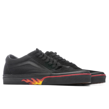 Old Skool "Flame Wall" - Black