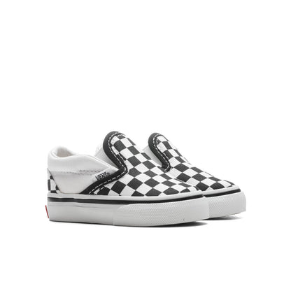 Toddler Classic Slip-Checkerboard - Black/True White