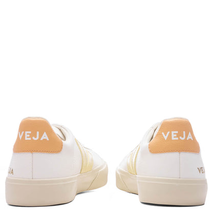 Women's Campo Chromefree Leather - White/Sun Peach