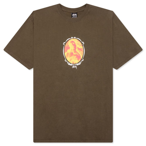 Venus Oval Pig. Dyed Tee - Brown