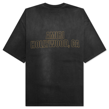 Vintage Ma Eagle Oversized Tee - Black