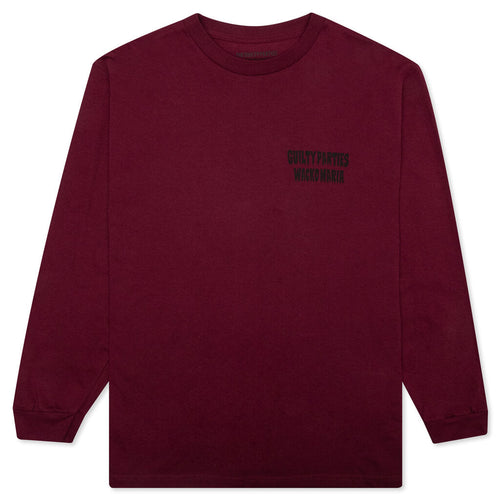 Crewneck L/S T-Shirt Type 3 - Burgundy