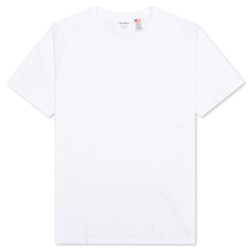 USA Body Crewneck T-Shirt Type-1 - White