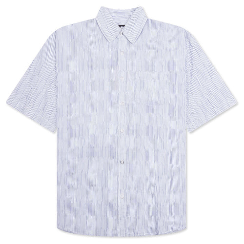 Wavy Striped Shirt - Blue