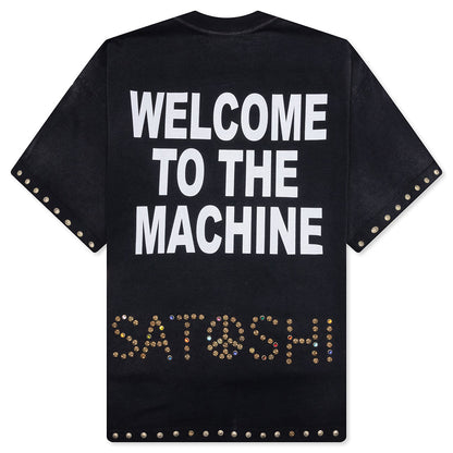 Welcome To The Machine Tee - Washed Black
