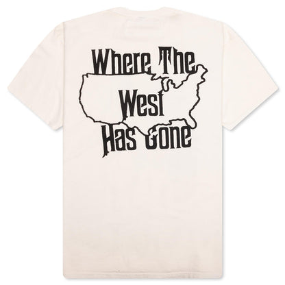 Where The West Has Gone T-Shirt - Bone
