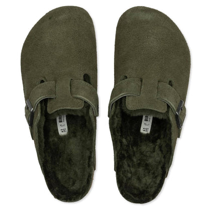 Wide Boston Suede - Thyme