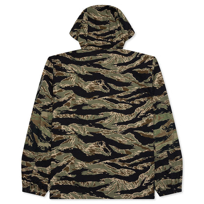 Camo Print Windbreaker - Multicolored