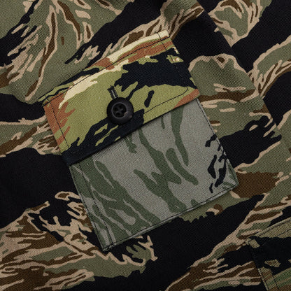 Camo Print Windbreaker - Multicolored