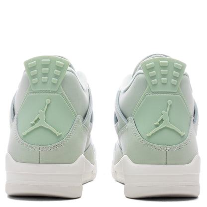 Women's Air Jordan 4 Retro 'Abundance'- Seafoam/Sail/Metallic Silver