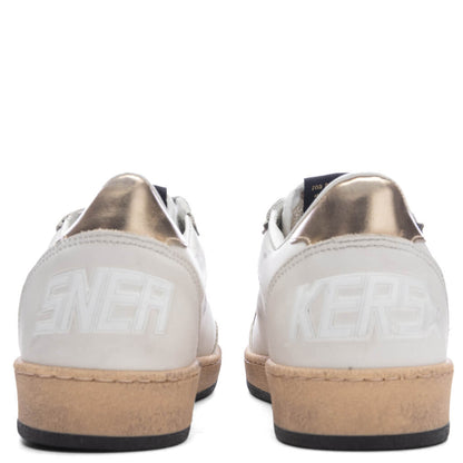 Women's Ball Star Net Sneaker - Milk/Gold