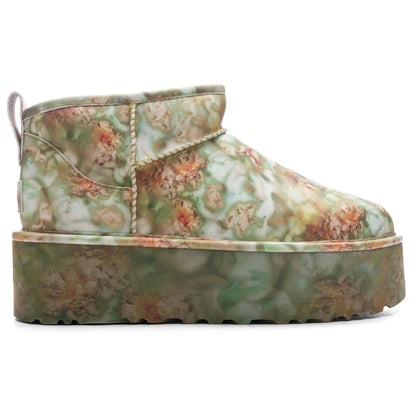 UGG x Collina Strada Classic Ultra Mini Platform - Green Floral