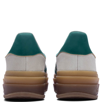 Womens Gazelle Bold - Cream White/Collegiate Green/Magic Beige