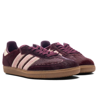 Women's Samba OG - Sand Strata/Maroon/Warm Clay