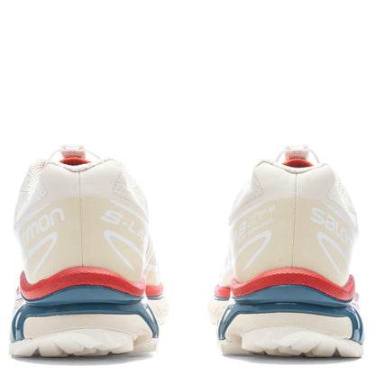 XT-6 - Almond Milk/Bleached Sand/Aurora Red
