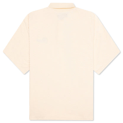 Zen Terry Boxy Polo - Off White
