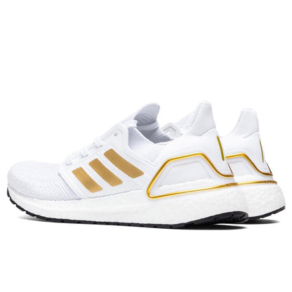 Women's Ultraboost 20 - Cloud White/Gold Metallic