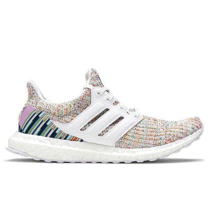 Women's Ultraboost 4.0 - Crystal White/Crystal White/Glow Green
