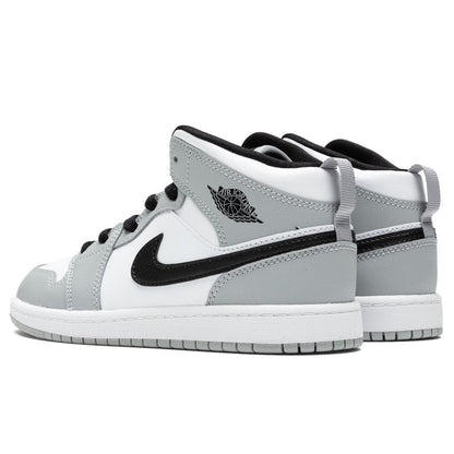Air Jordan 1 Mid (PS) - Light Smoke Grey/Black/White